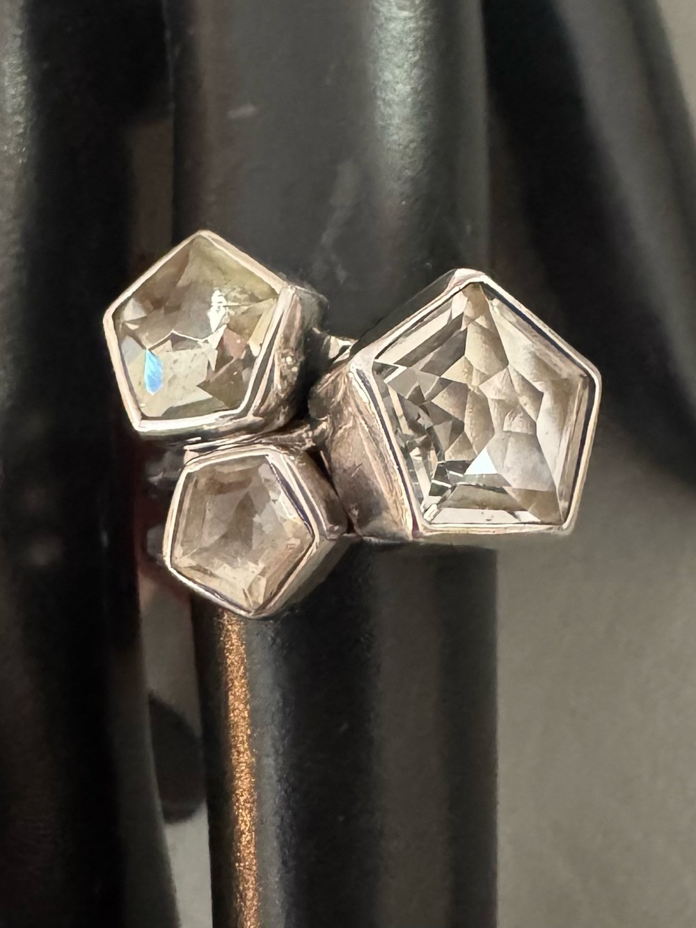 Lori Bonn Sterling Silver 3 Ring Set